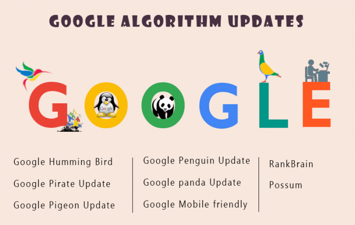 Infographic showing SEO effects of Google’s latest algorithm update