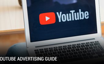 Laptop screen displaying YouTube and TikTok ad campaigns for driving website traffic