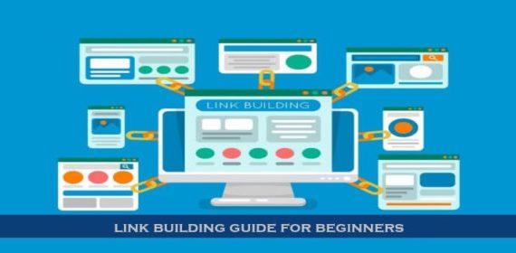 Illustration showing link building process for SEO beginners