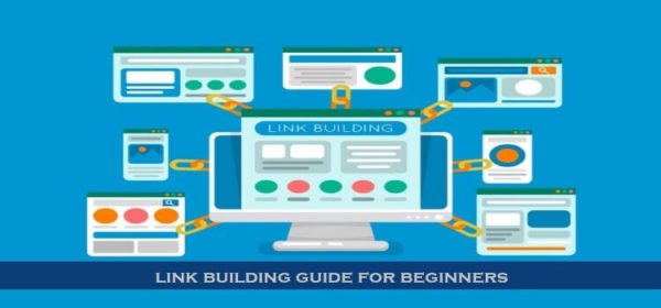 Illustration showing link building process for SEO beginners