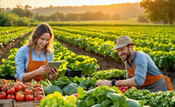 A farm business using SEO to improve its online presence and reach new markets