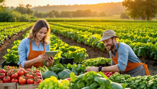 A farm business using SEO to improve its online presence and reach new markets